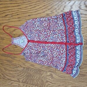American Eagle cotton ditsy floral babydoll tank size XS